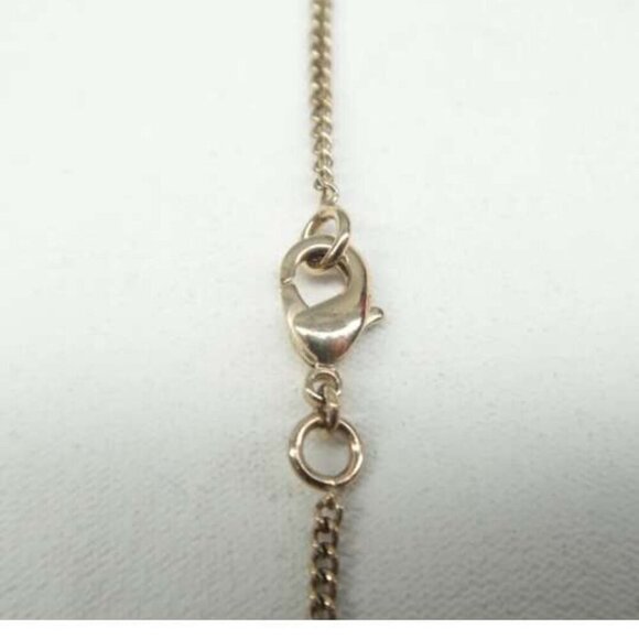 100% Authentic CHANEL Gold-Plated Pearls CC Shape Necklace - Picture 8 of 11